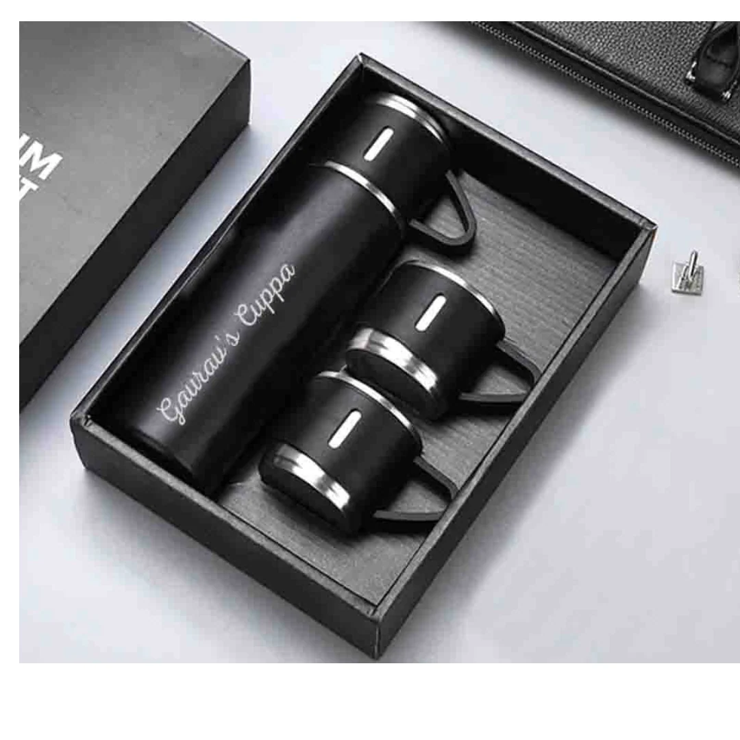 Personalized Thermos Cup Set Travel Coffee Tea Mug Flask Gift Box - Cuppa - Image 10
