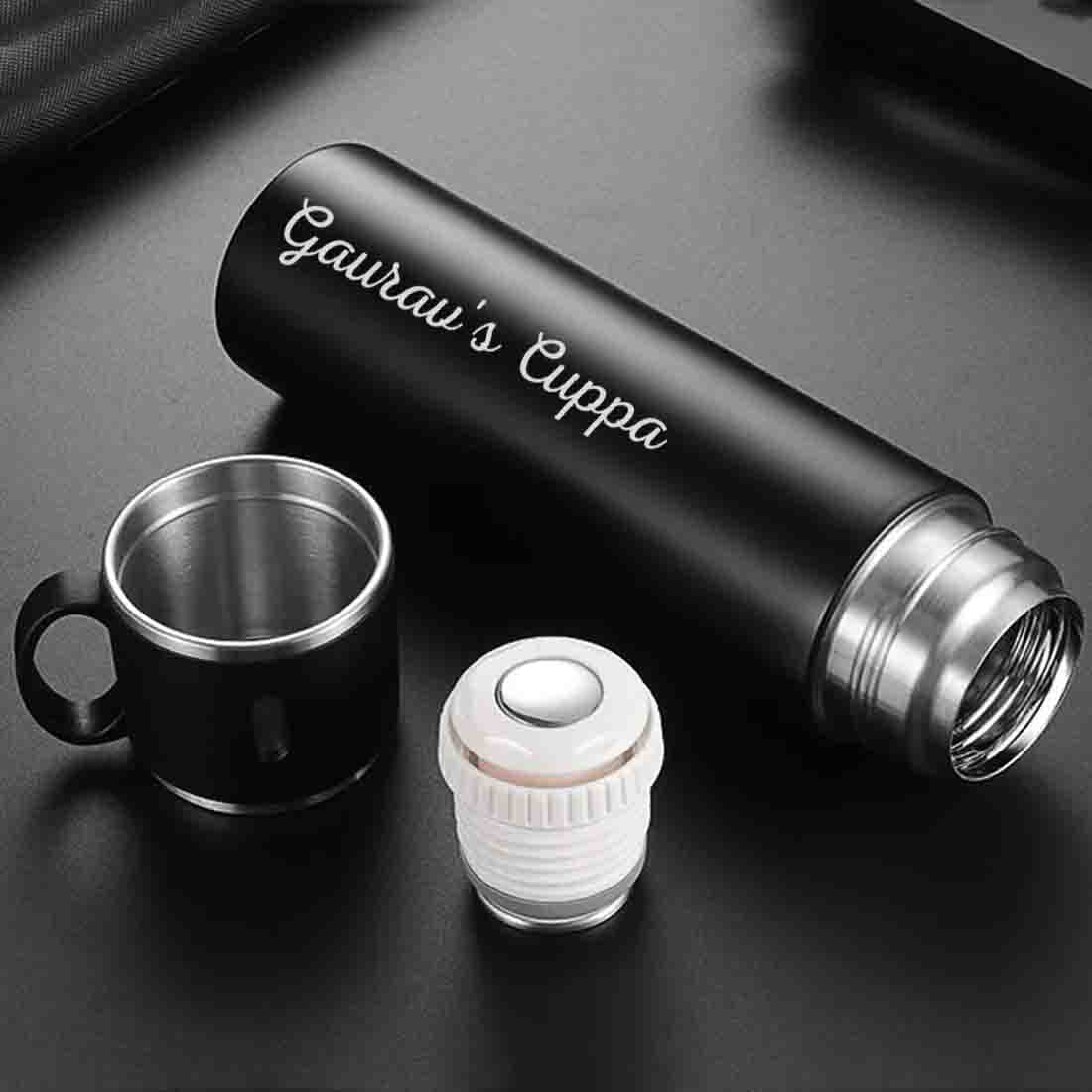 Personalized Thermos Cup Set Travel Coffee Tea Mug Flask Gift Box - Cuppa - Image 21