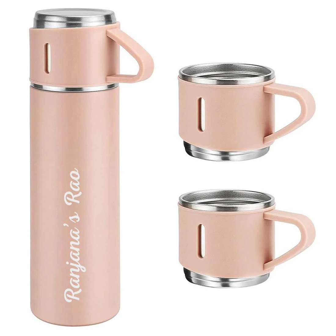 Personalized Thermos Cup Set Travel Coffee Tea Mug Flask Gift Box - Cuppa - Image 25