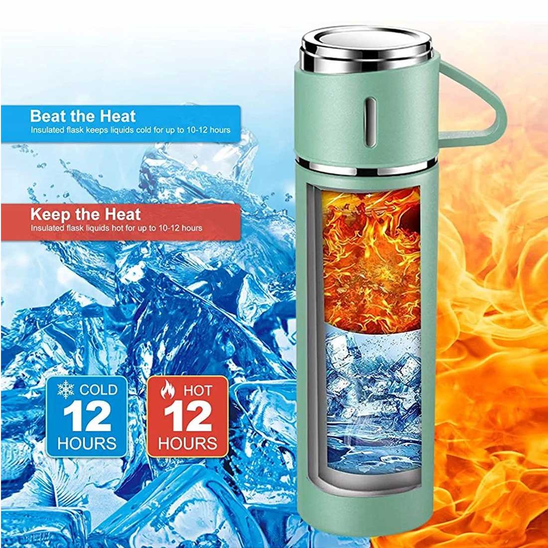 Personalized Thermos Cup Set Travel Coffee Tea Mug Flask Gift Box - Cuppa - Image 31