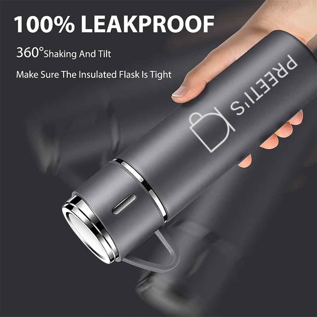 Personalised Thermos Cup Set Travel Coffee Tea Mug Flask Gift Box With Name - Image 21