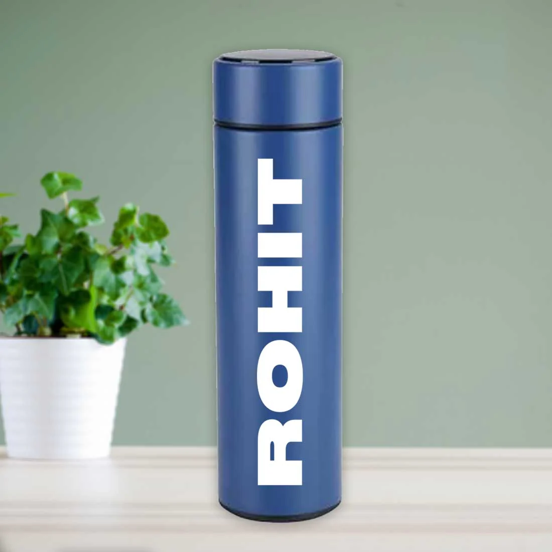 Personalised Thermos Flask for Tea Coffee with Temperature Display- Red - Image 15