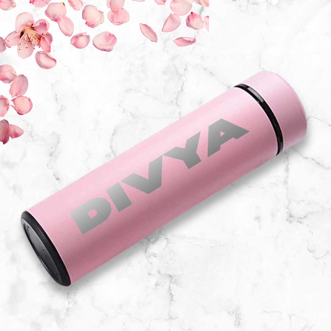 Personalised Thermos Flask for Tea Coffee with Temperature Display- Red - Image 21