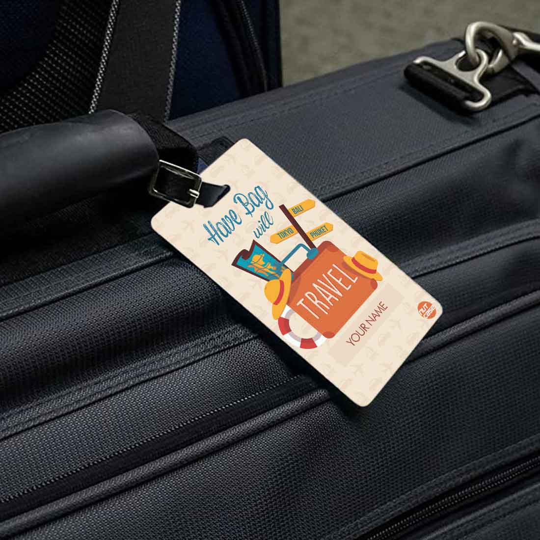 Personalized Travel Luggage Tag Add Your Name  - Travel - Image 2