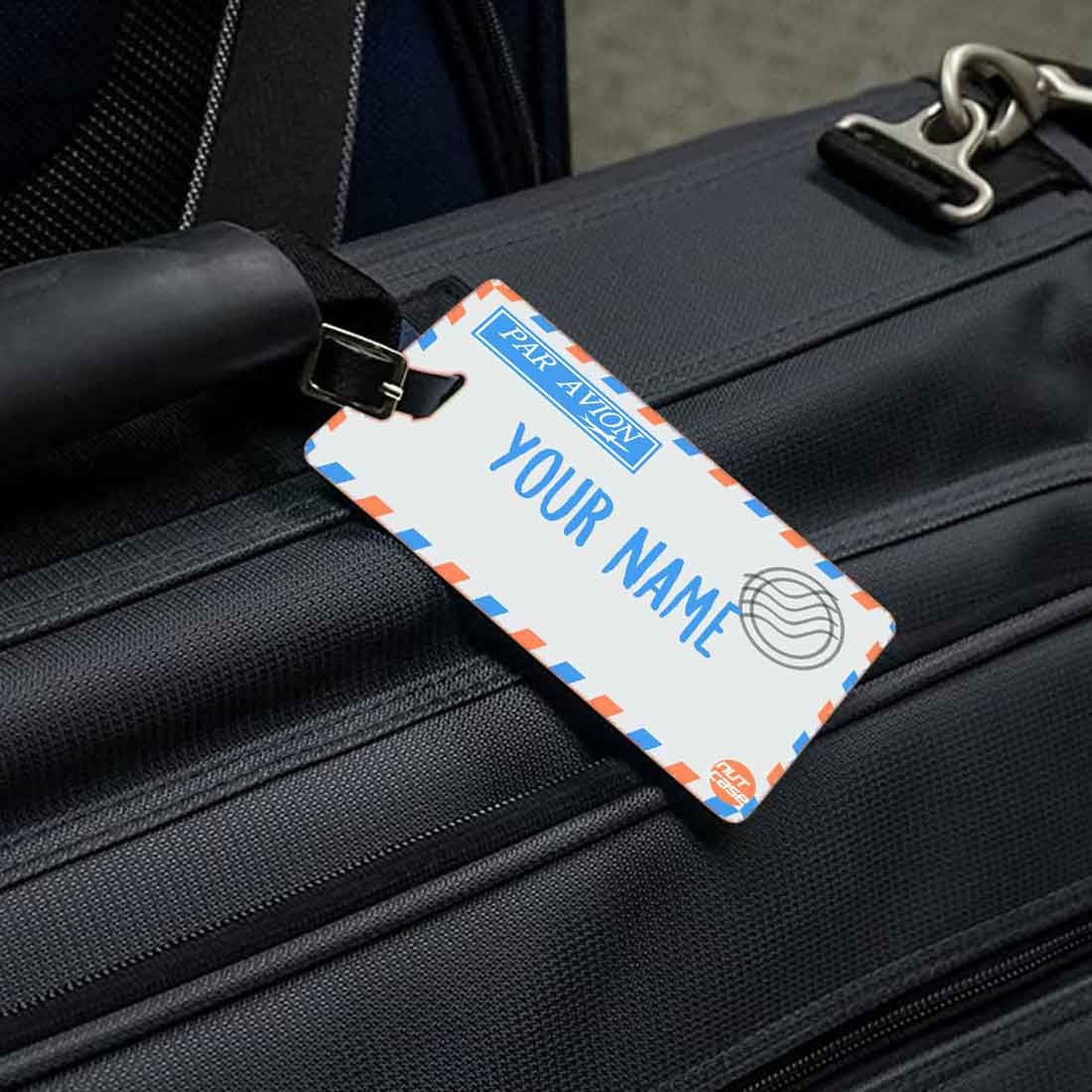 Custom Luggage Tags Bulk for Travel Set of 2 - Postage - Image 2