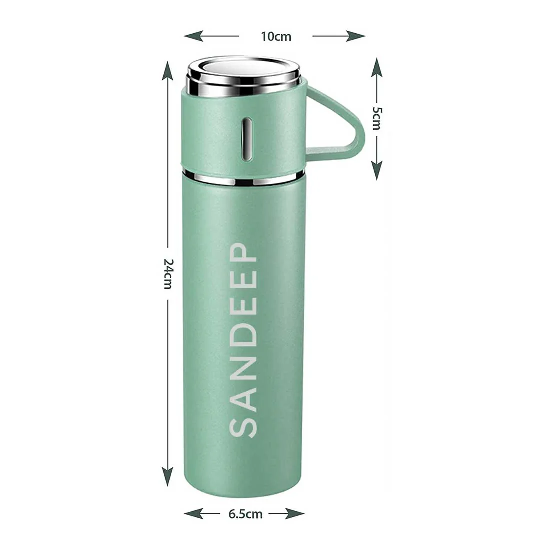 Personalised Travel Mug Thermos With 2 Cups Gift Box Set - Add Name - Image 20