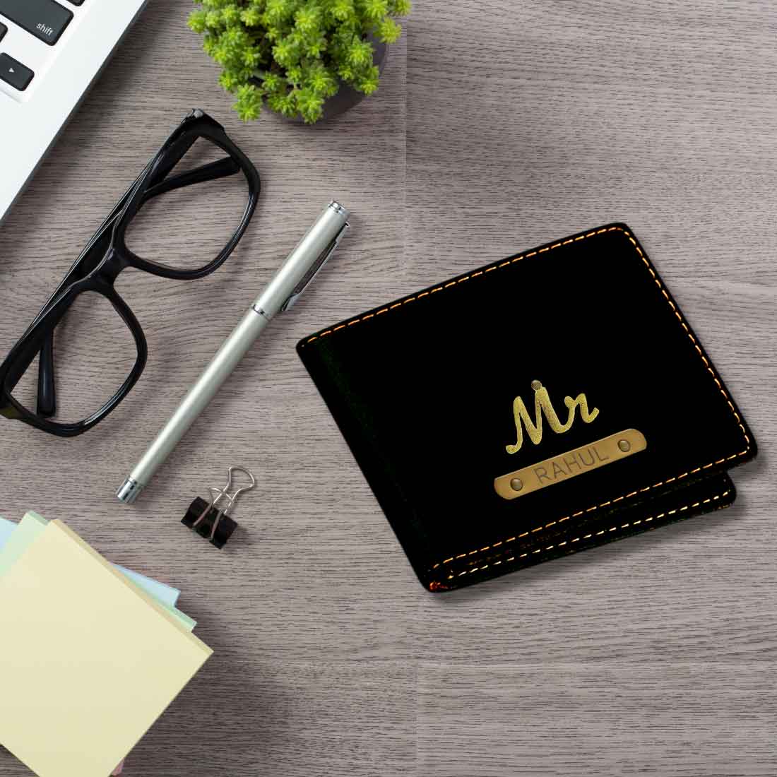Personalize Charm Fashion Wallet Purse for Men - Mr - Image 2