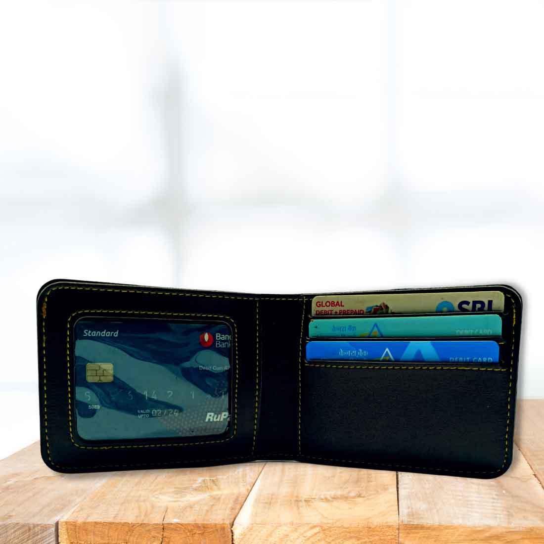 Personalize Charm Fashion Wallet Purse for Men - Mr - Image 3