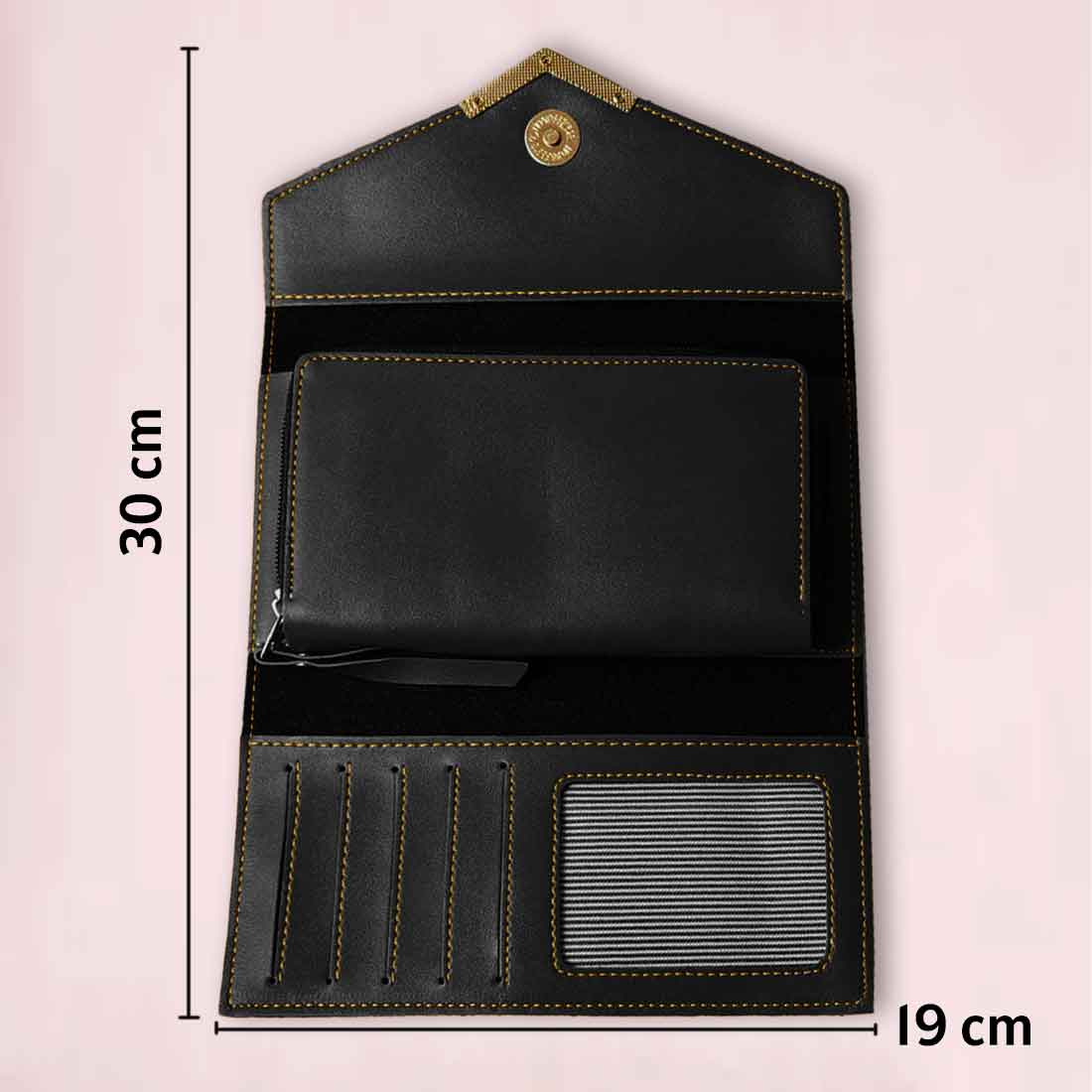 Personalised Wallet Womens with Name - Faux Leather Clutch Purse for Ladies - Image 18