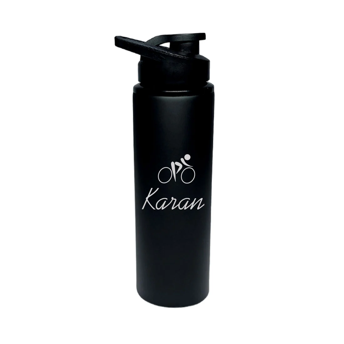 Personalized Engraved Water Bottles With Name Sipper Bottle for Cycling - Image 2