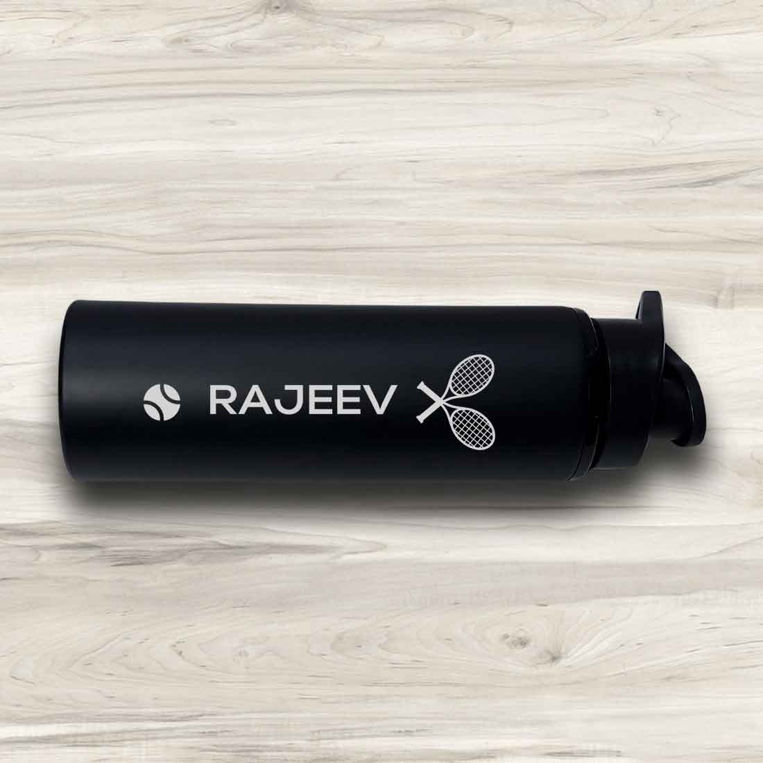 Personalized Stainless Steel Bottle with Engraving Name Sport Use - Tennis Love - Image 6