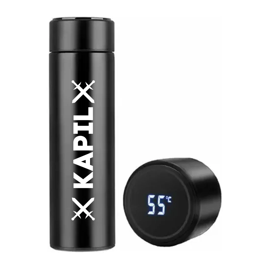 Personalised Thermos Flask for Tea with Temperature Display - Stylish - Image 5