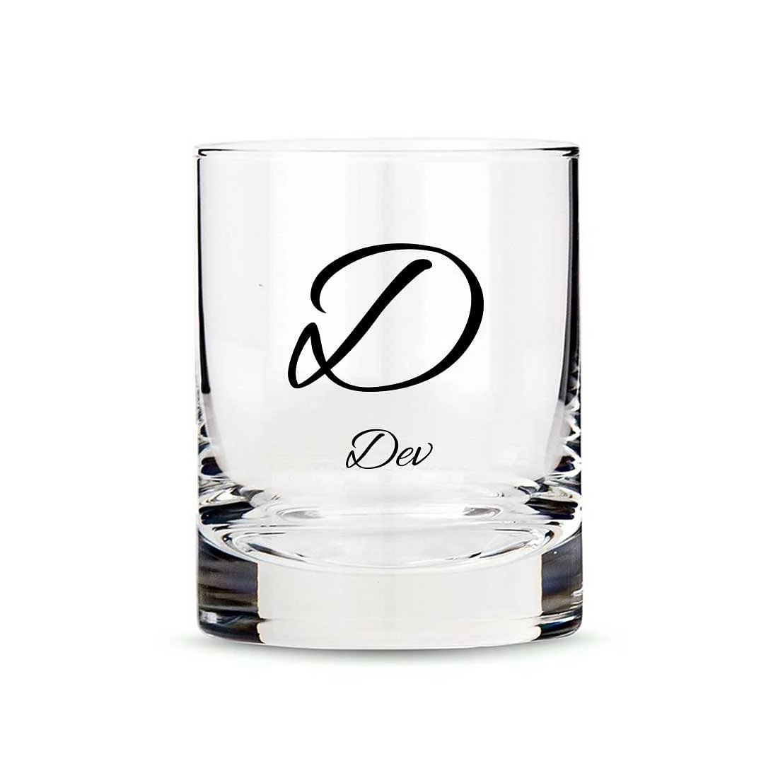 New Personalized Whiskey Glass - Gift For Him Husband Boyfriend - Initials - Image 3