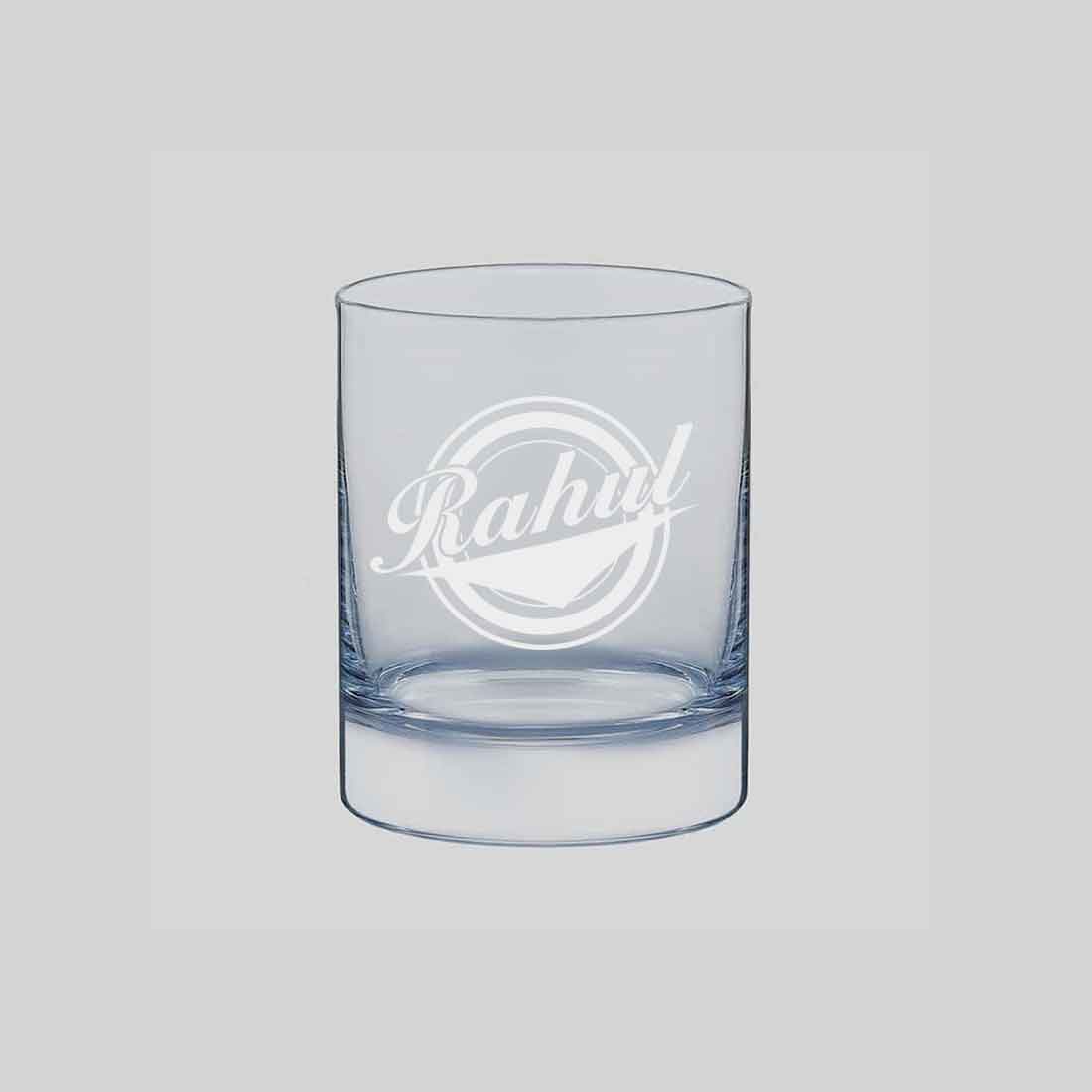 Personalized Whiskey Glass with Name - Gift for Husband Boyfriend - Retro - Image 4