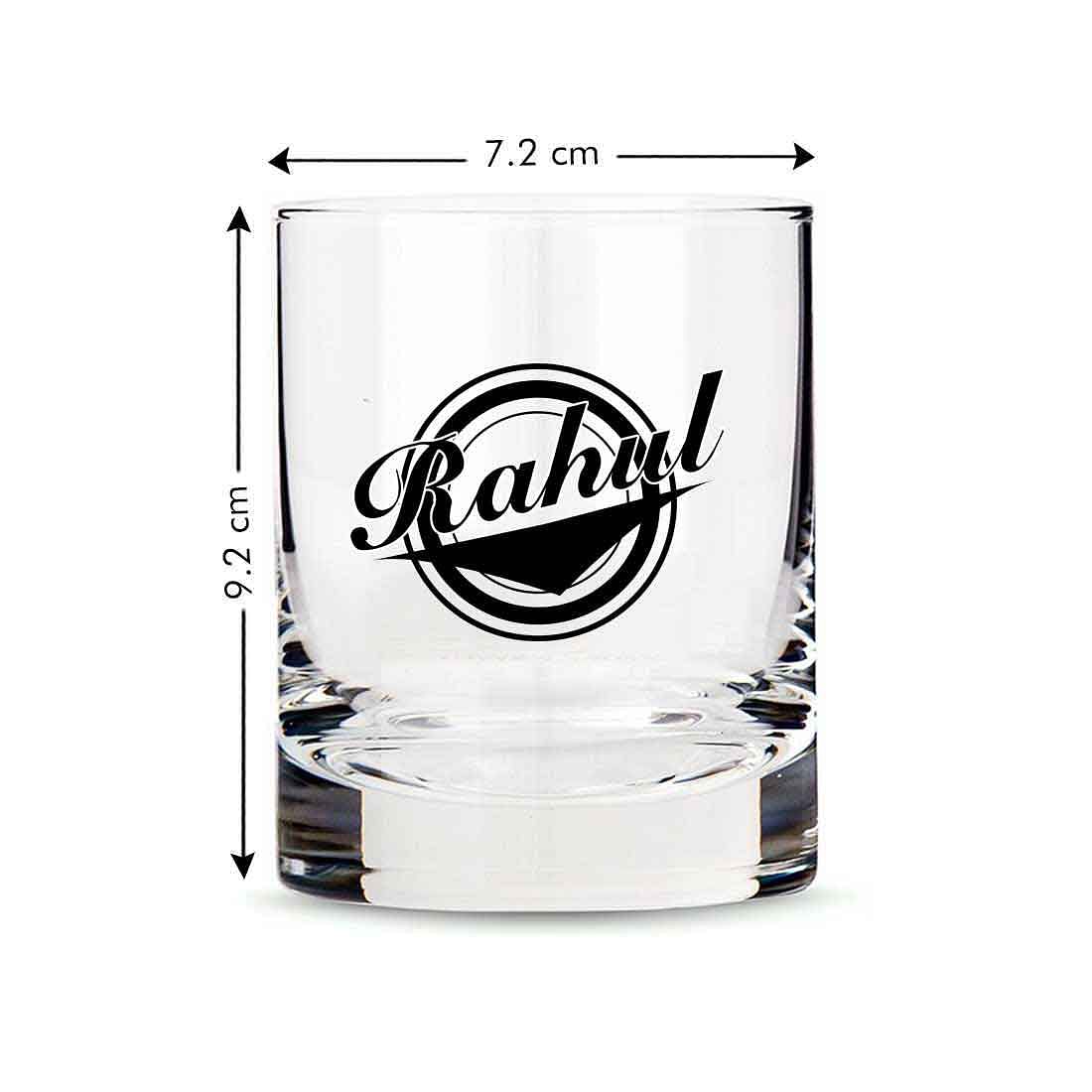 Personalized Whiskey Glass with Name - Gift for Husband Boyfriend - Retro - Image 8