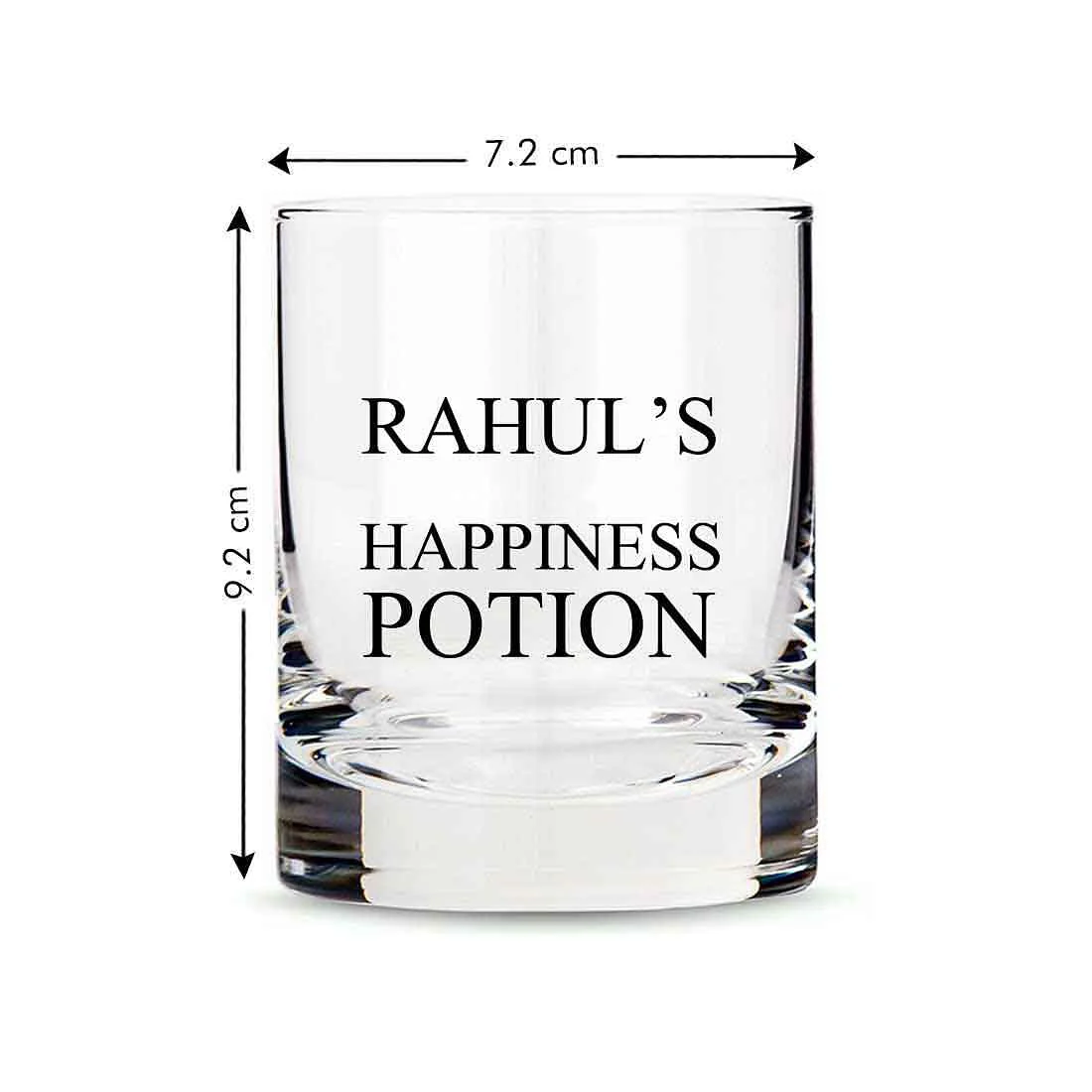New Personalized Whiskey Glass - Gift For Him Husband Boyfriend - Happiness - Image 11
