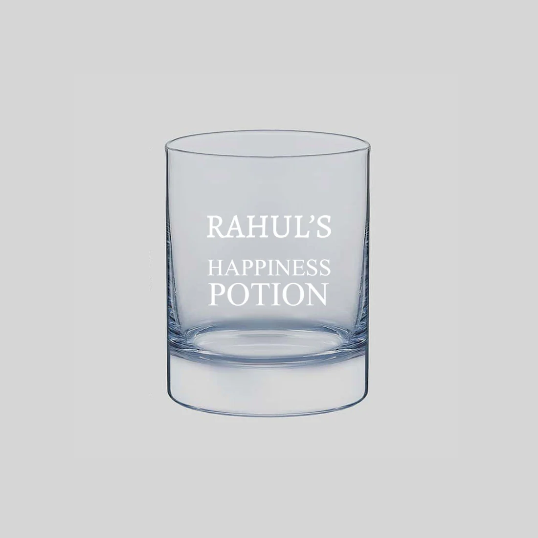 New Personalized Whiskey Glass - Gift For Him Husband Boyfriend - Happiness - Image 14