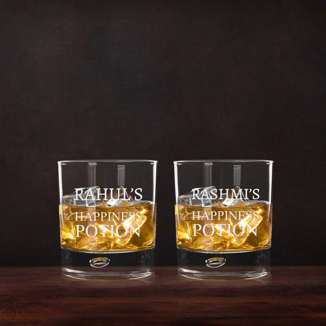 New Personalized Whiskey Glass - Gift For Him Husband Boyfriend - Happiness - Image 5