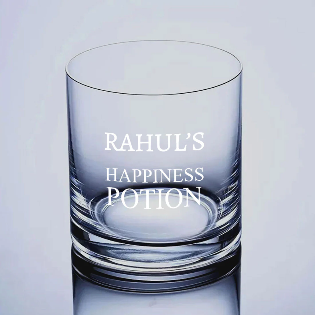 New Personalized Whiskey Glass - Gift For Him Husband Boyfriend - Happiness - Image 6