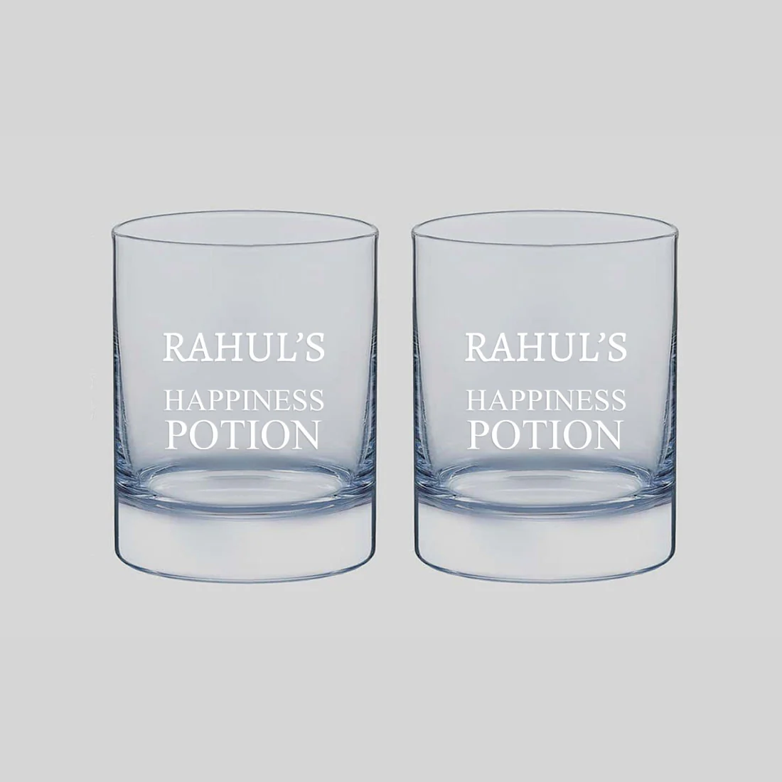 New Personalized Whiskey Glass - Gift For Him Husband Boyfriend - Happiness - Image 8