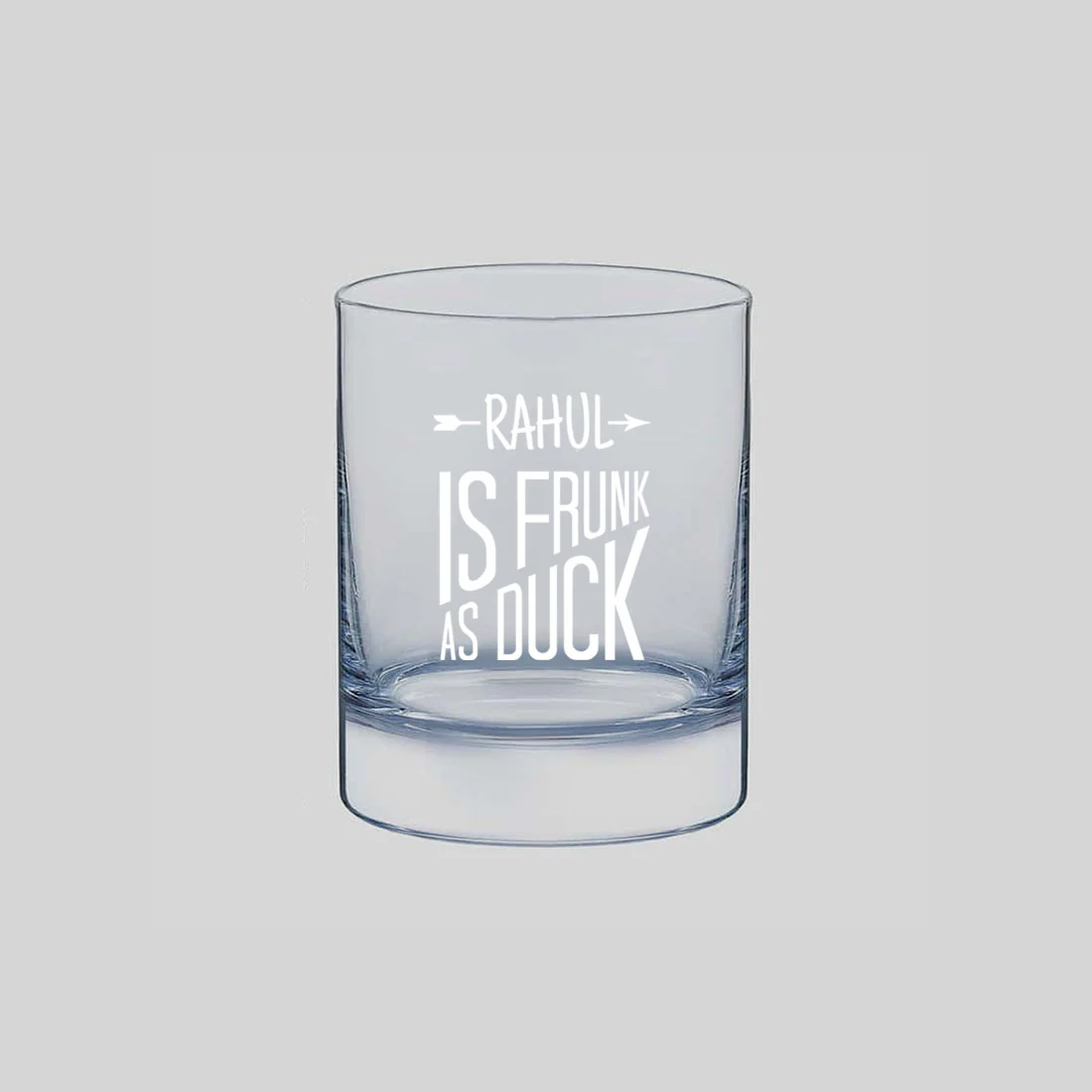 Funny Personalized Whiskey Glass - Gift for Him Husband Boyfriend - Frunk Duck - Image 5
