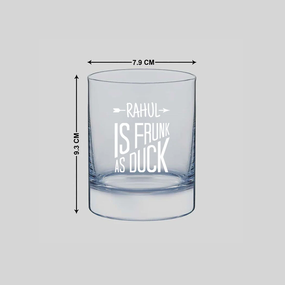 Funny Personalized Whiskey Glass - Gift for Him Husband Boyfriend - Frunk Duck - Image 8