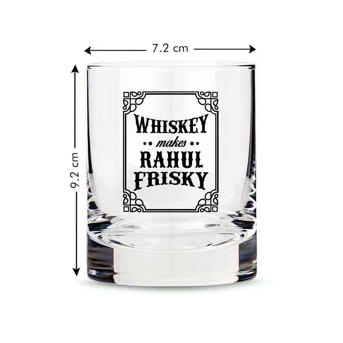 Awesome Custom Whiskey Glass -Perfect Gift for Girlfriend Boyfriend - Frisky - Image 9