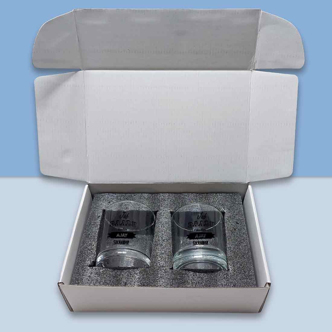 Customized Gifts for Him Whiskey Glass-Perfect Gift for Boyfirend Husband-Daaru - Image 15