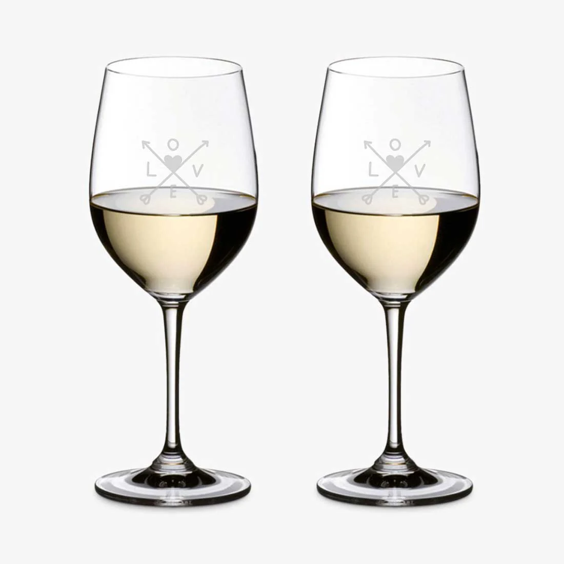 Valentine's Day Wine glasses Love Hearts - Set Of 2 - Image 7