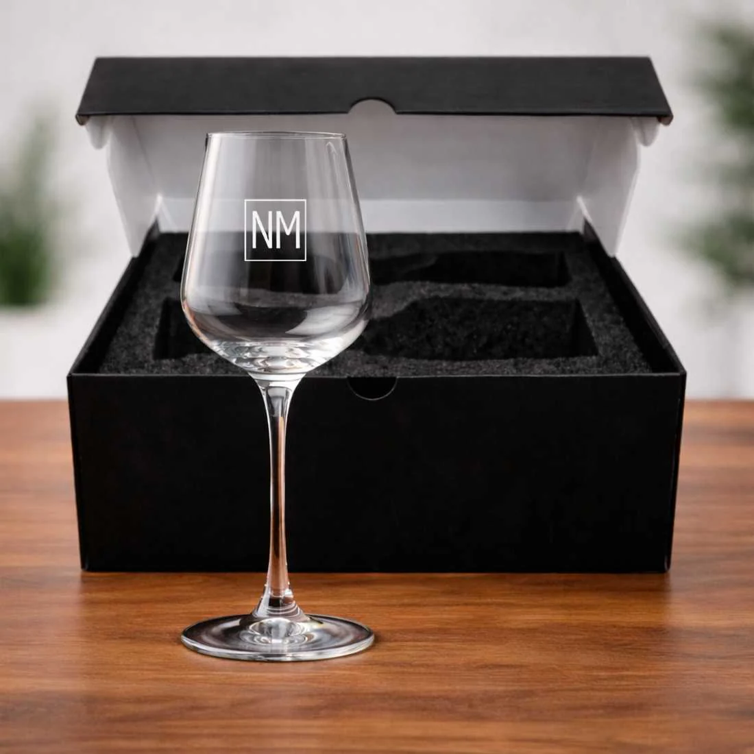 Personalised Wine Goblet Engraved with Initial - Premium Wine Glasses - Image 11