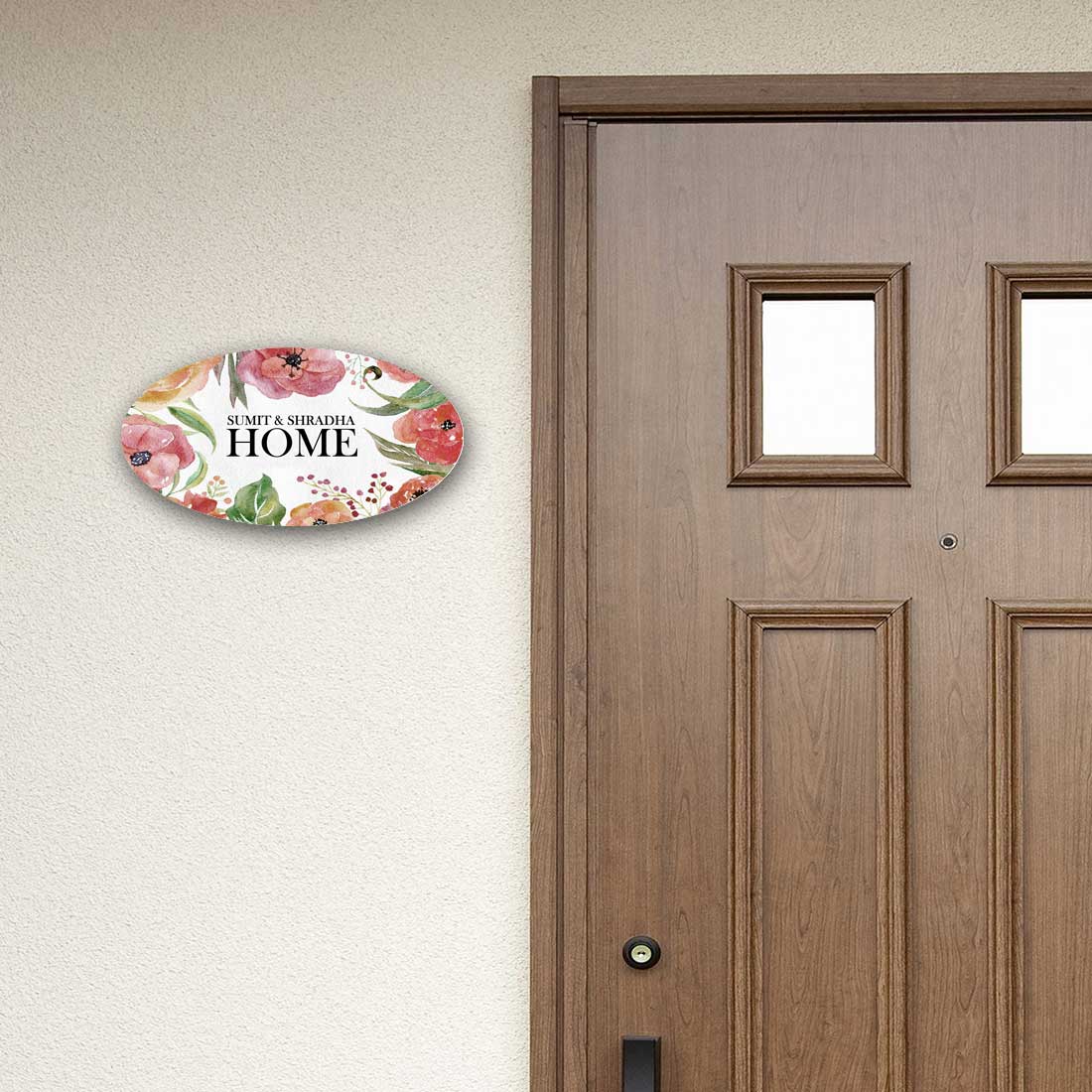 Personalised Oval Name Plates for Home Bungalows Flats - Image 3