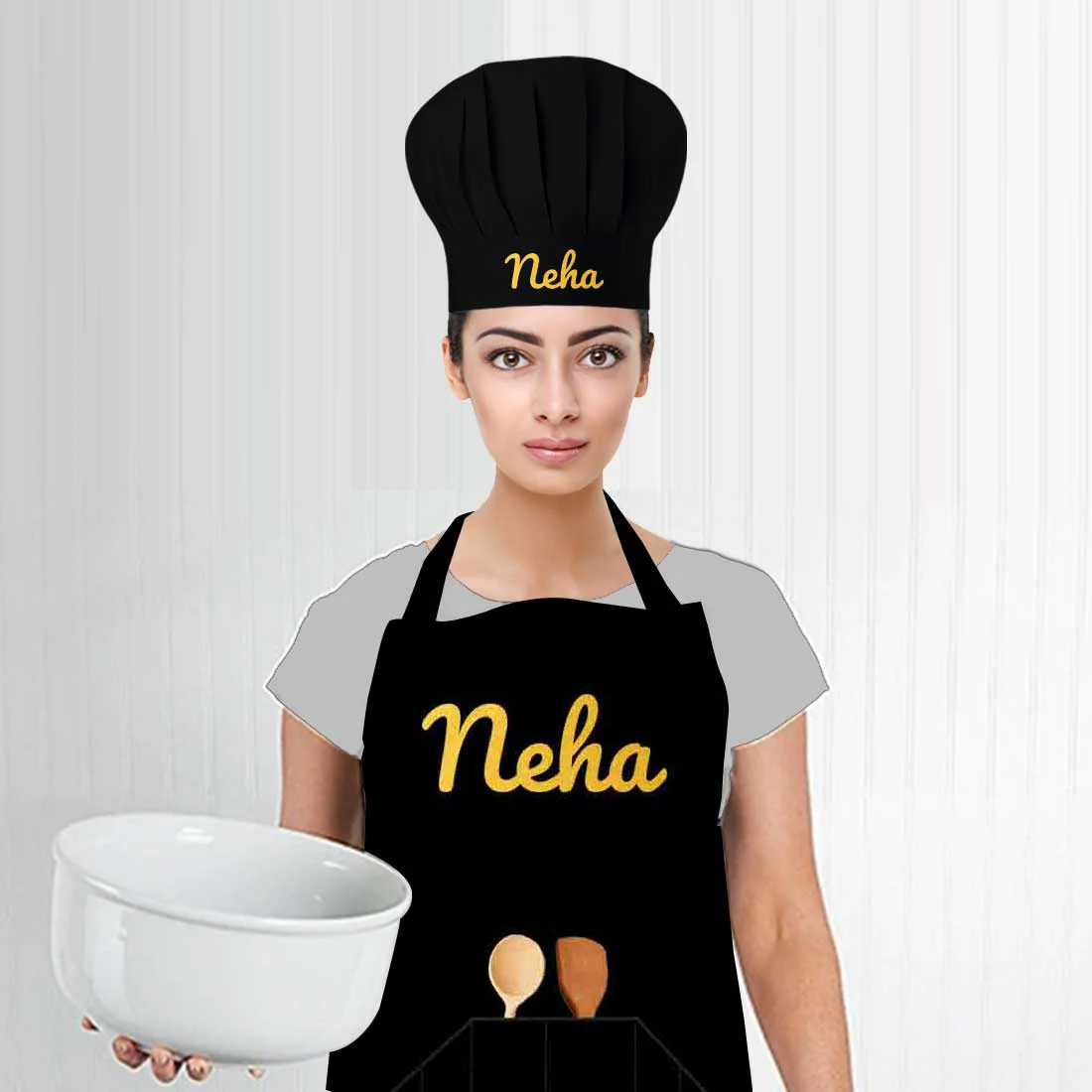 Personalised Cooking Apron with Name for Baking - Add Name
