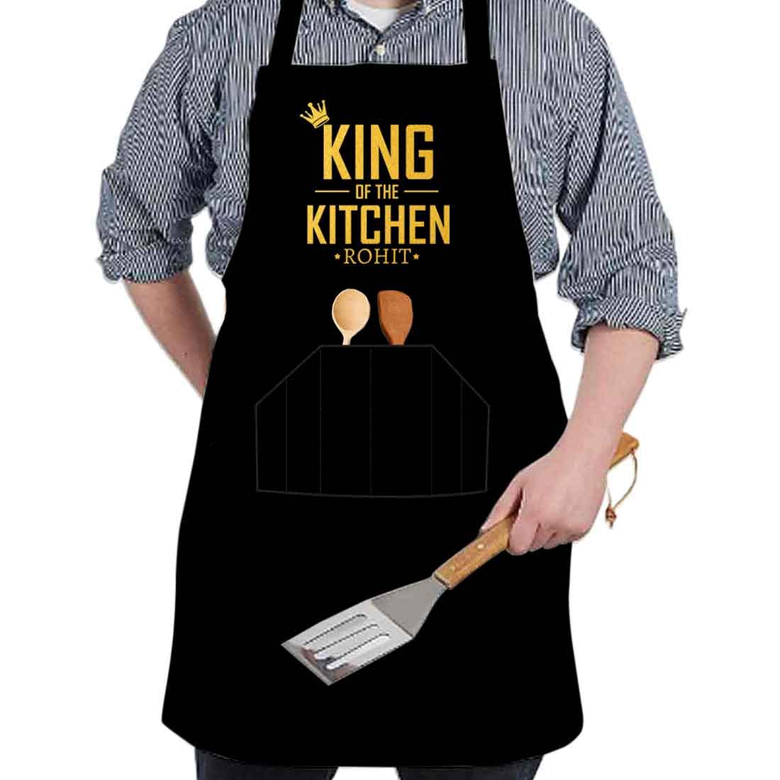 Customized Apron for Men With Name Baking Cooking - King - Image 2