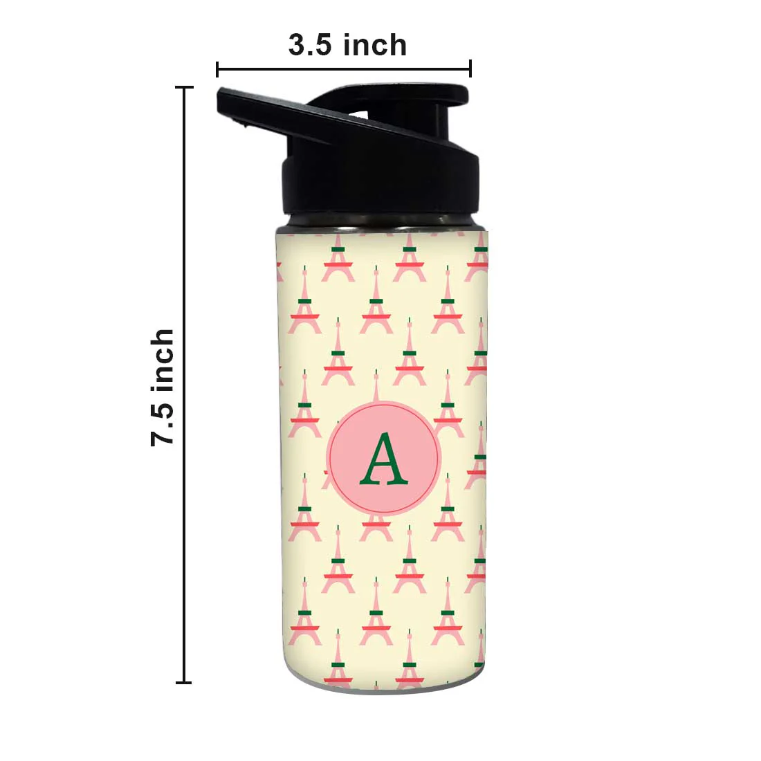 Customised Bottle For Kids - Eiffel Tower - Image 4