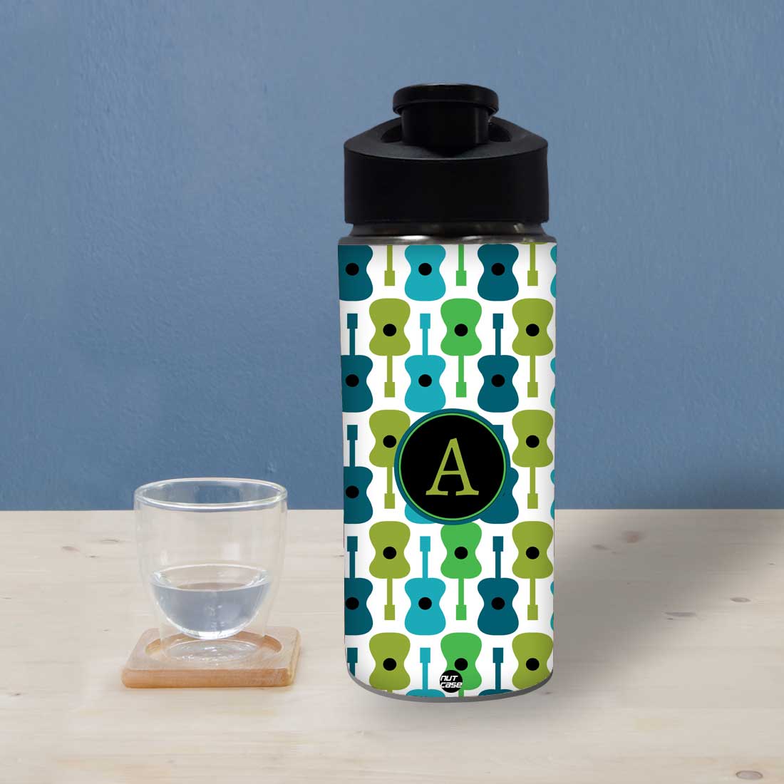 Personalized Bottle With Name - Guitar