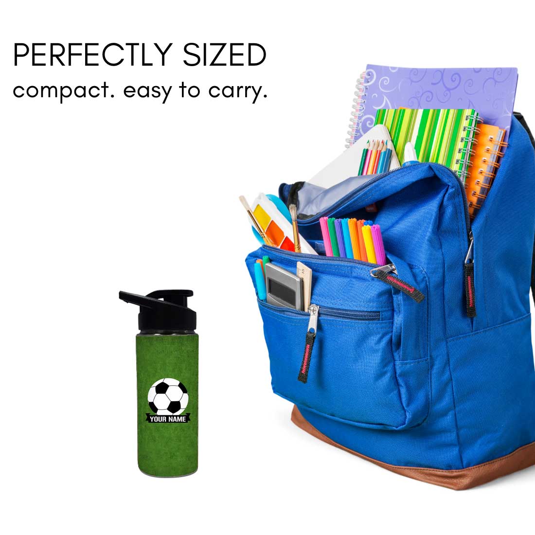 Personalized Sports Water Bottle For Kids - Ball - Image 6