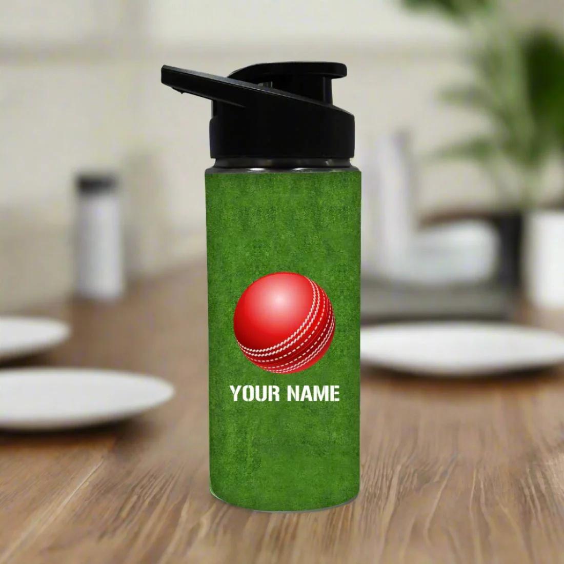 Personalized Sports Bottles Custom Sipper Bottle-Cricket Ball - Image 3