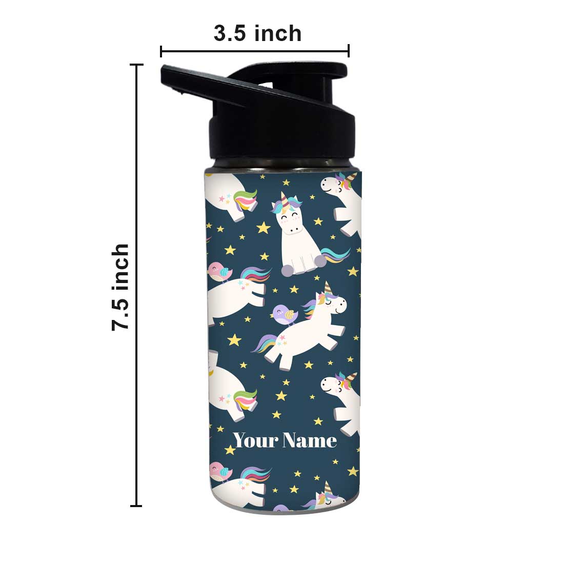 Unicorn Name Bottle Custom Sipper Bottles - Image 5