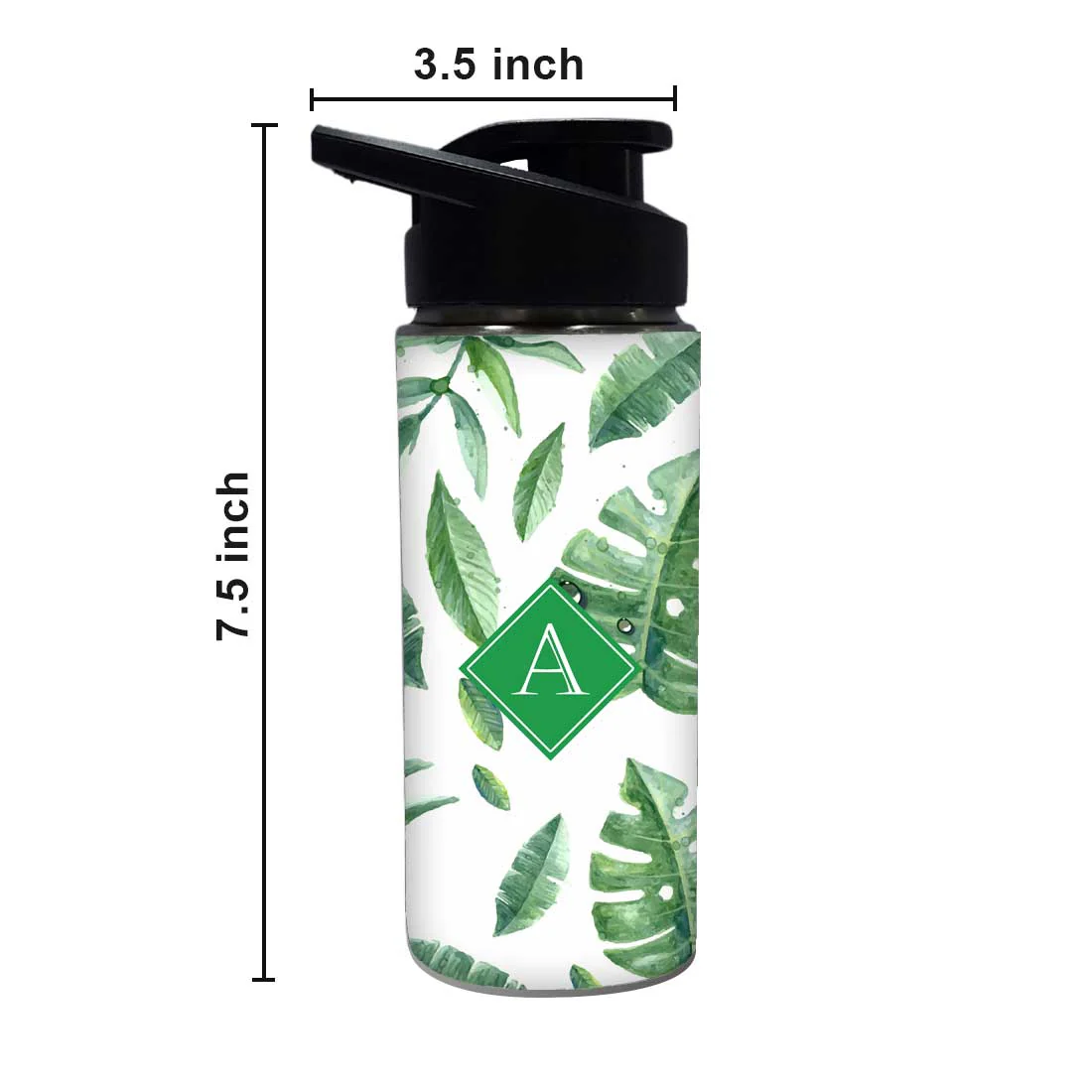 Personalised Sipper Bottle For Kids - Beautiful Leaf - Image 4