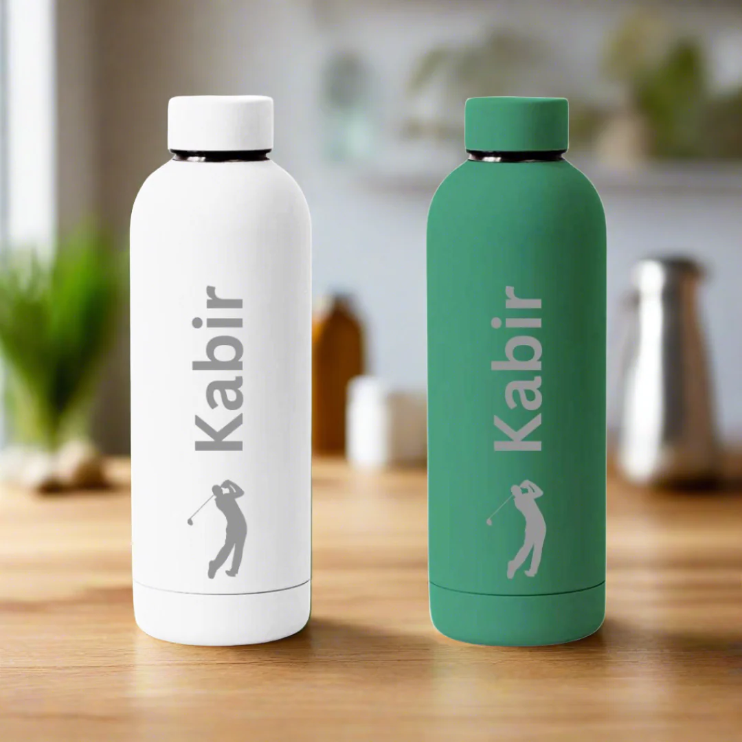 Personalized Bottle For Sports Golf Insulated Water Bottles - 500ml (SET OF 2) - Image 2