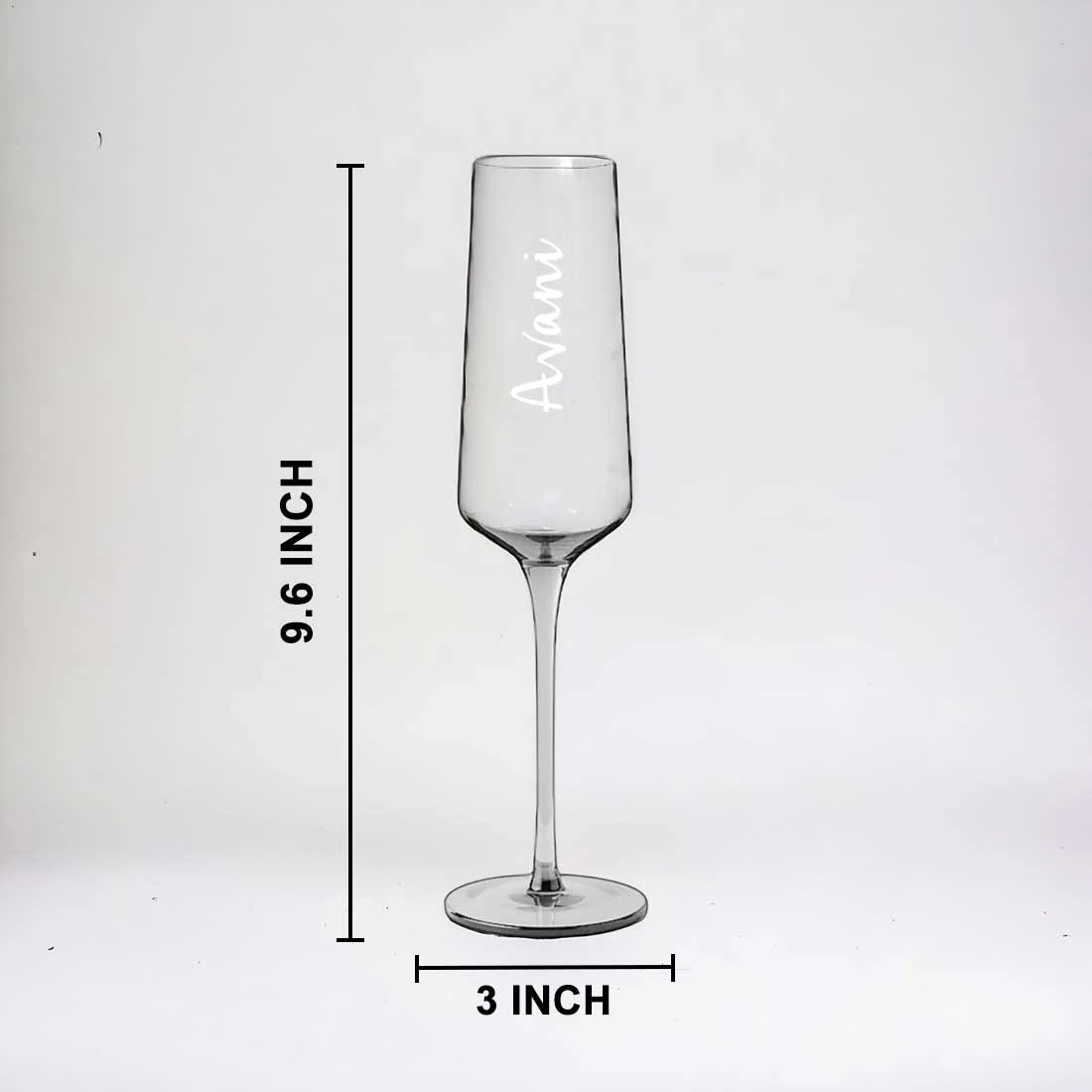 Personalized Champagne Flutes - Set of 2 Premium Engraved Champagne Glasses - Image 3