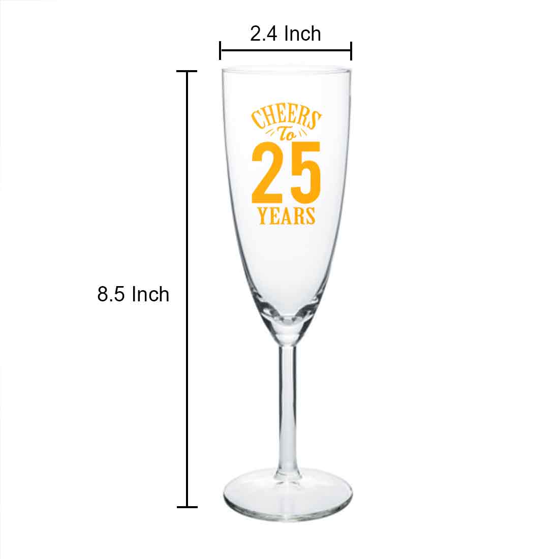 Personalized Champagne Glass Birthday Gifts Idea - Add Any Number - Image 5