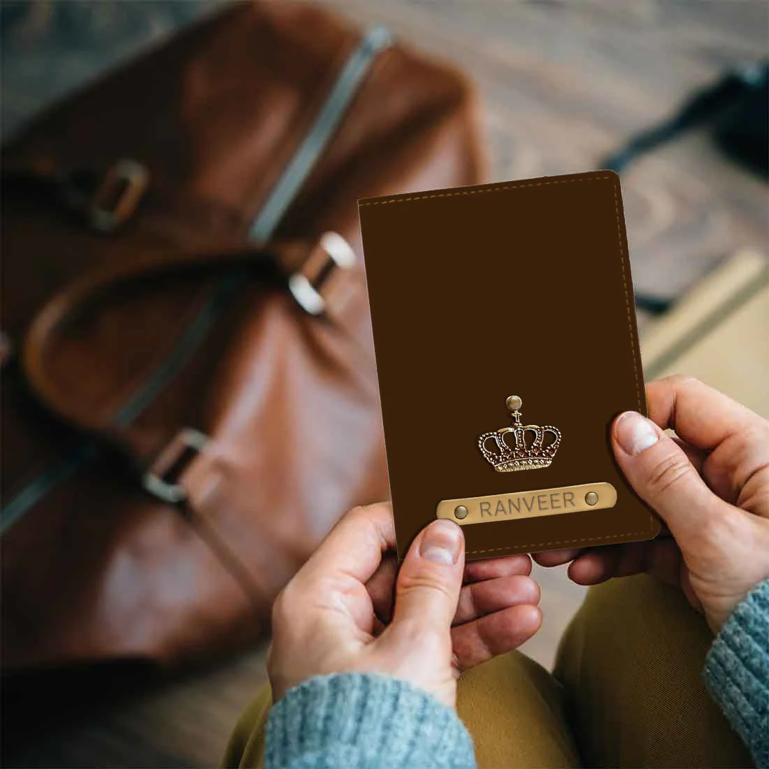Personalized Travel Wallet with Charm Passport Cover - King - Image 14