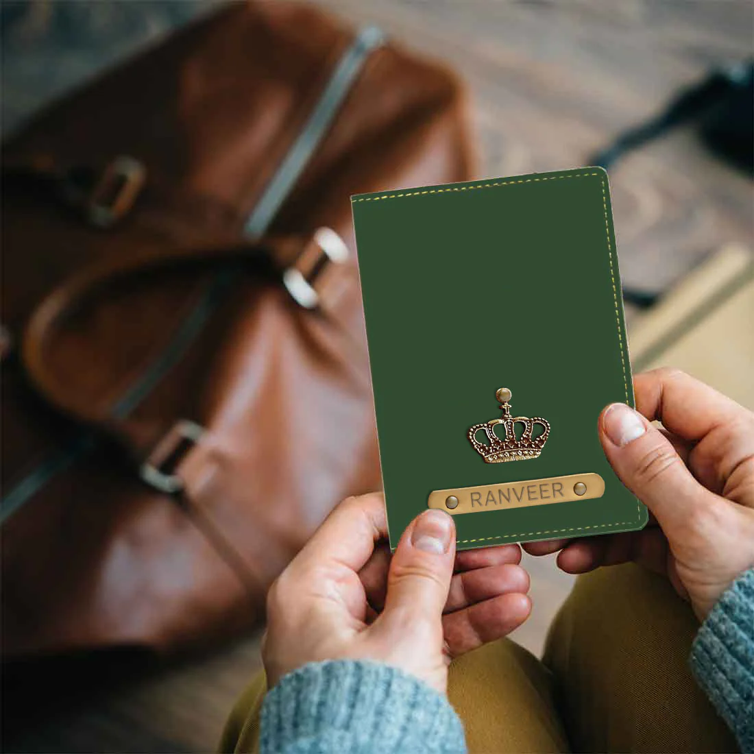 Personalized Travel Wallet with Charm Passport Cover - King - Image 21