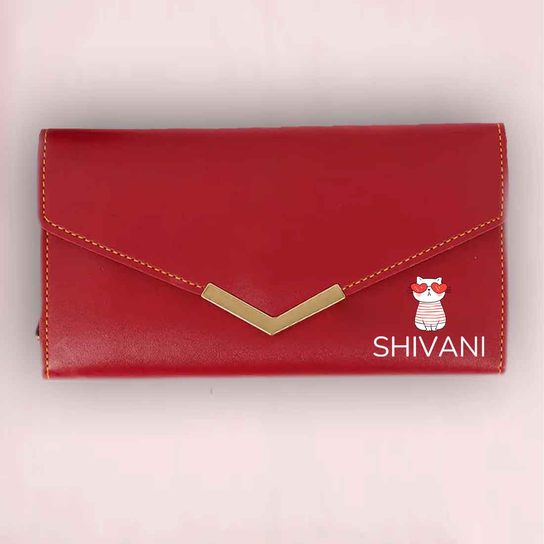 Personalized Clutch Ladies Purse with Name - Faux Leather Wallet for Women - Image 14