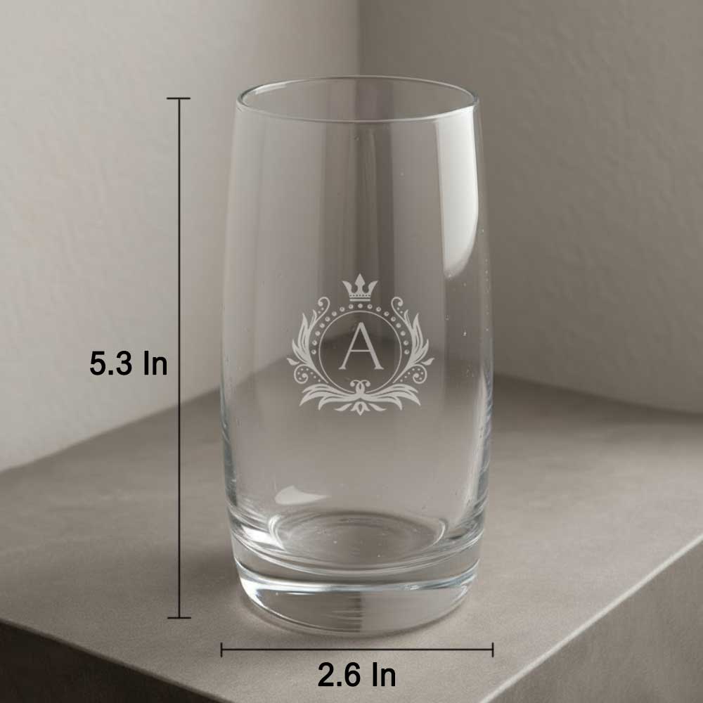 Personalized Cocktail Glasses Tall – Engraved Premium Glass for Water, Juice - Image 3