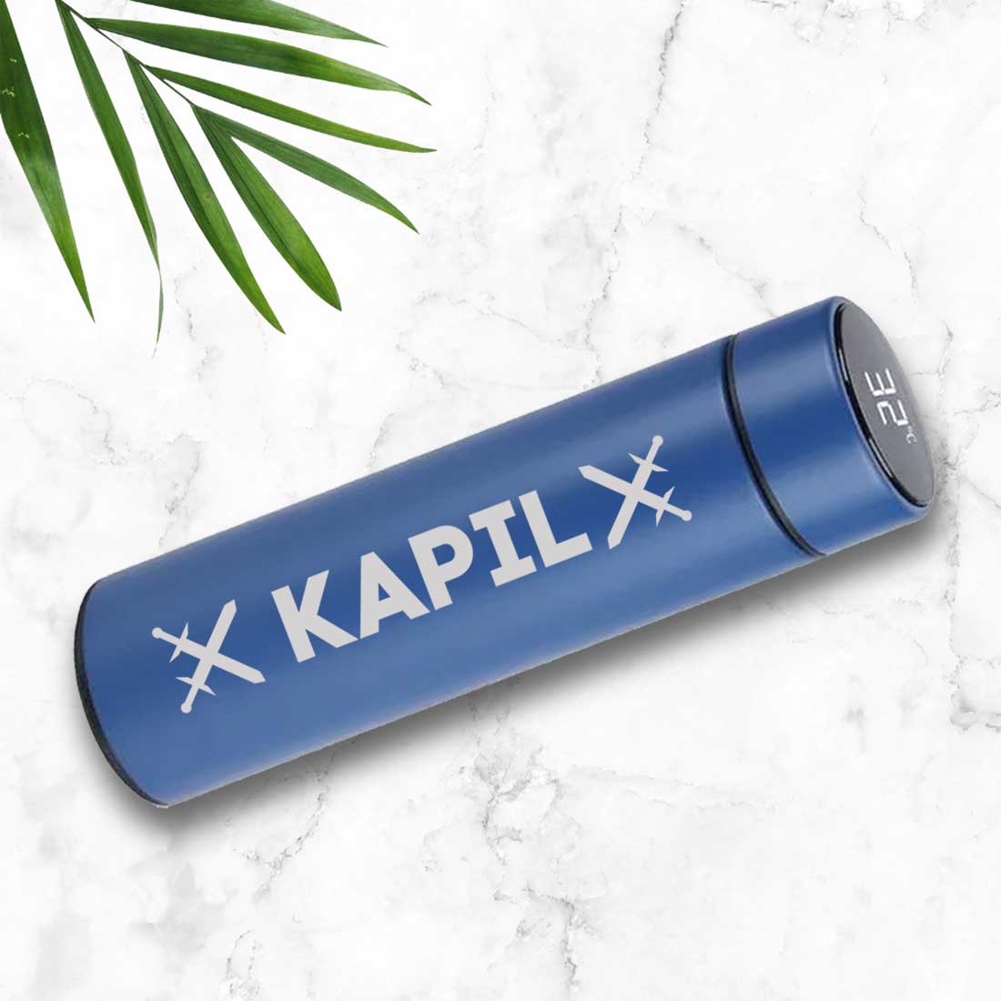 Personalized Coffee Flask Thermos With Temperature Display - Brew Bottle - Image 4