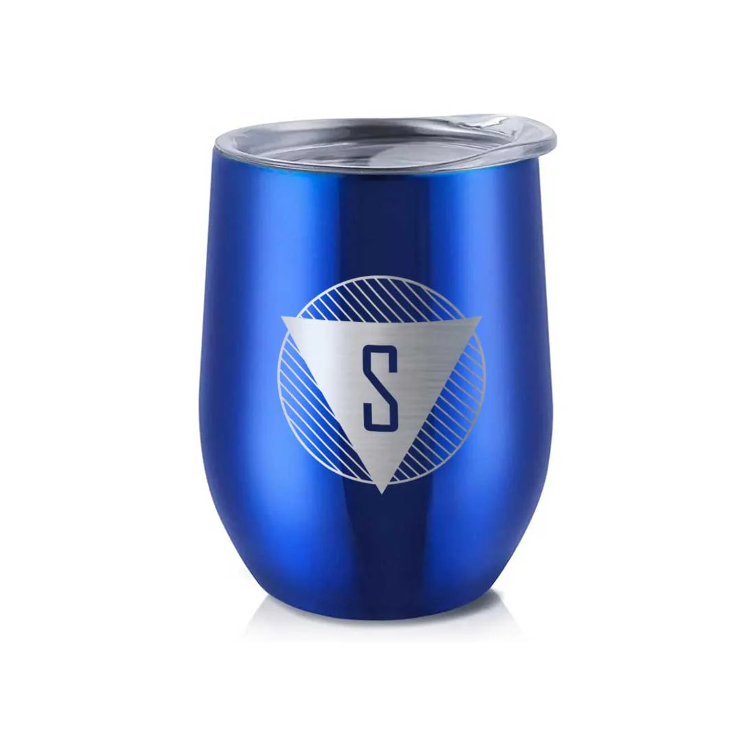 Personalized Coffee Tumbler Stainless Steel Insulated Coffee Mugs for Office Travel Cup - Monogram Triangle - Image 26