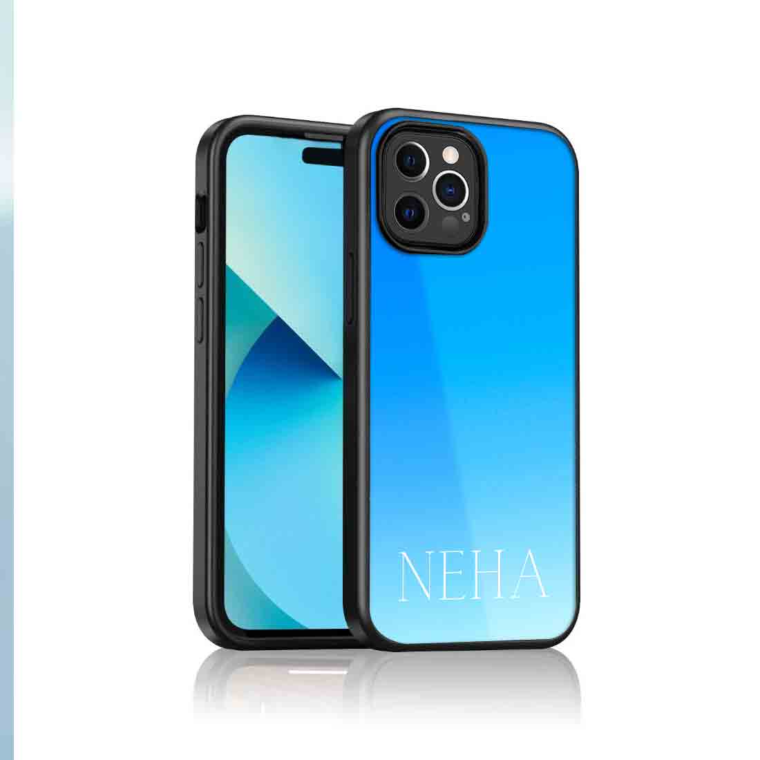 Personalized Cover iPhone 13 pro Phone Case With Name - Gradients - Image 3
