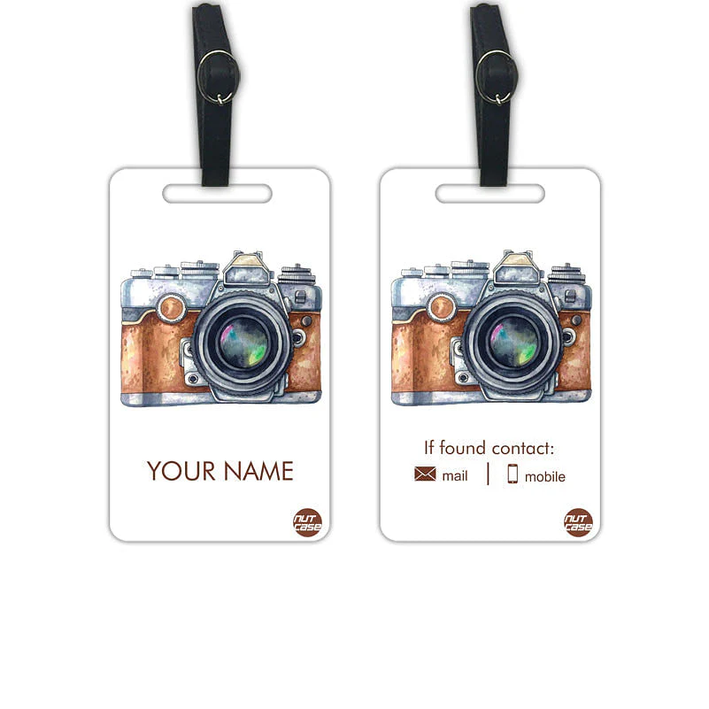 Personalized Id Tags for Luggage Set of 2 - Photographers